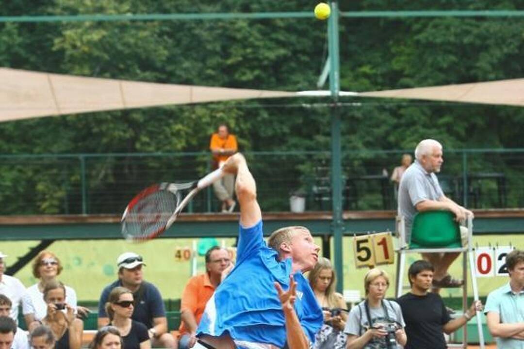 Prezidento taurės teniso turnyrą laimėjo suomis T.Nieminenas