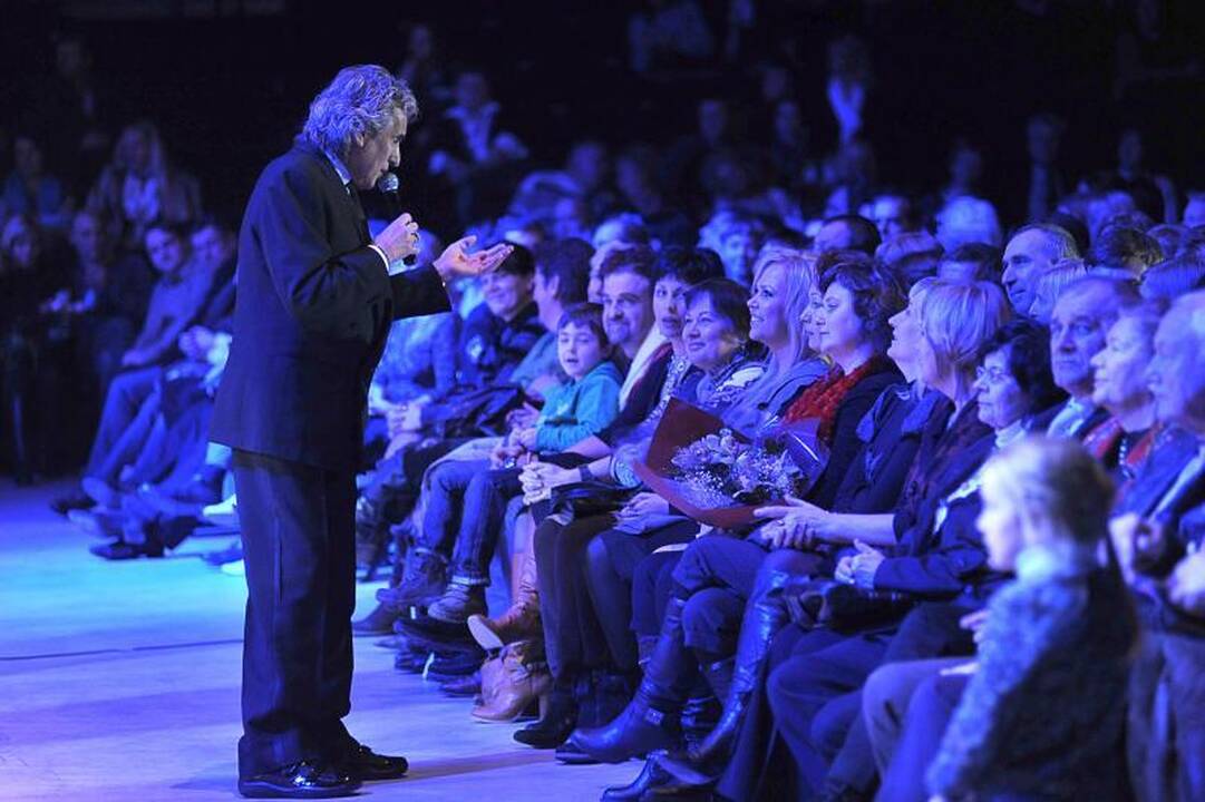 T.Cutugno Kaune prakalbo lietuviškai: moterys, jūs esat mano
