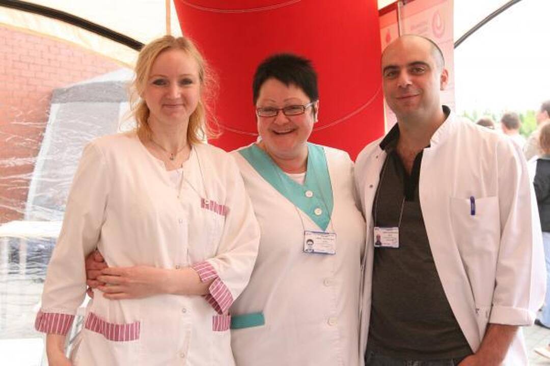 Donorai rikiavosi į eilę