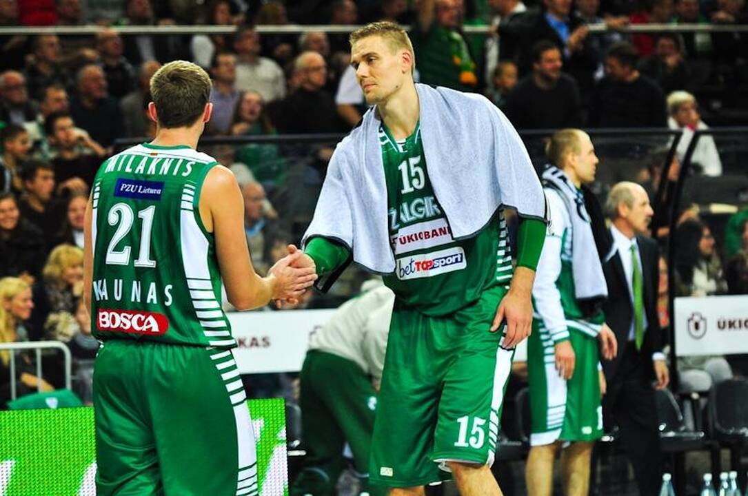 Pirmosiose rungtynėse naujoje arenoje „Žalgiris“ iškovojo pergalę