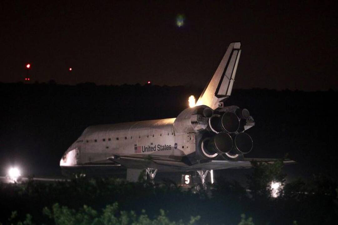 "Endeavour" baigė savo paskutinę misiją (foto)