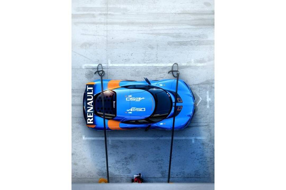 „Alpine A110“ penkiasdešimtmečiui „Renault“ sukūrė koncepcinį modelį