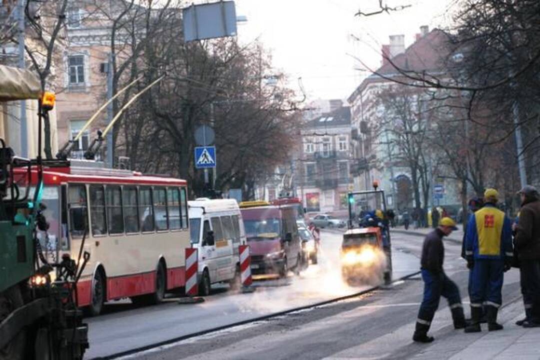 Vilniaus centrą sukaustė spūstys
