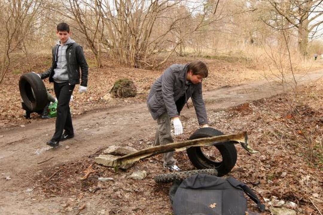Tarp šiukšlių – vestuvių nuotraukų albumas