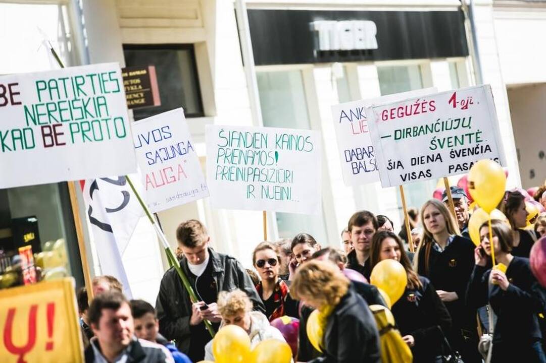 Gegužės 1-osios šūkis – kovok su darbdaviu