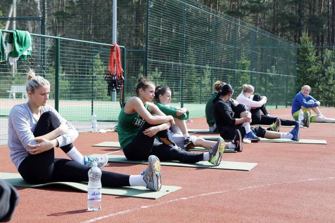 Palangoje – pirmoji Lietuvos moterų krepšinio rinktinės stovykla