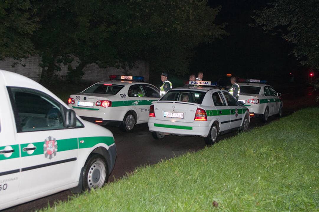 Girti kelių „ereliai“ Vilniuje daužė šviesoforus
