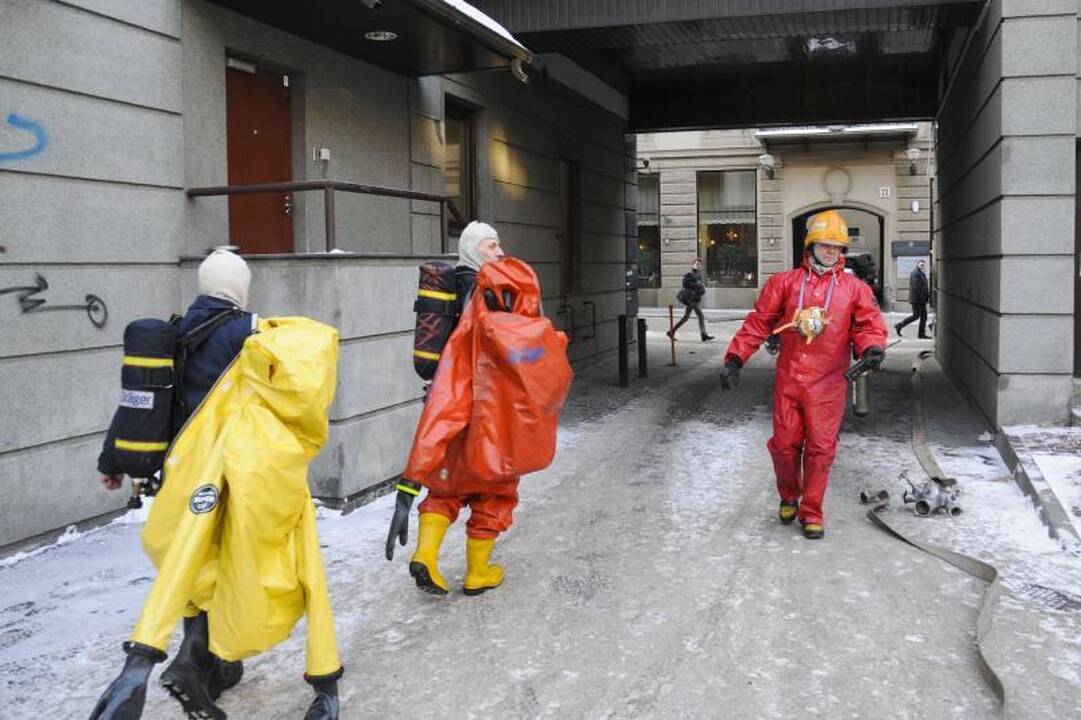 Vilniaus centre rastas vokas su neaiškaus turinio medžiaga