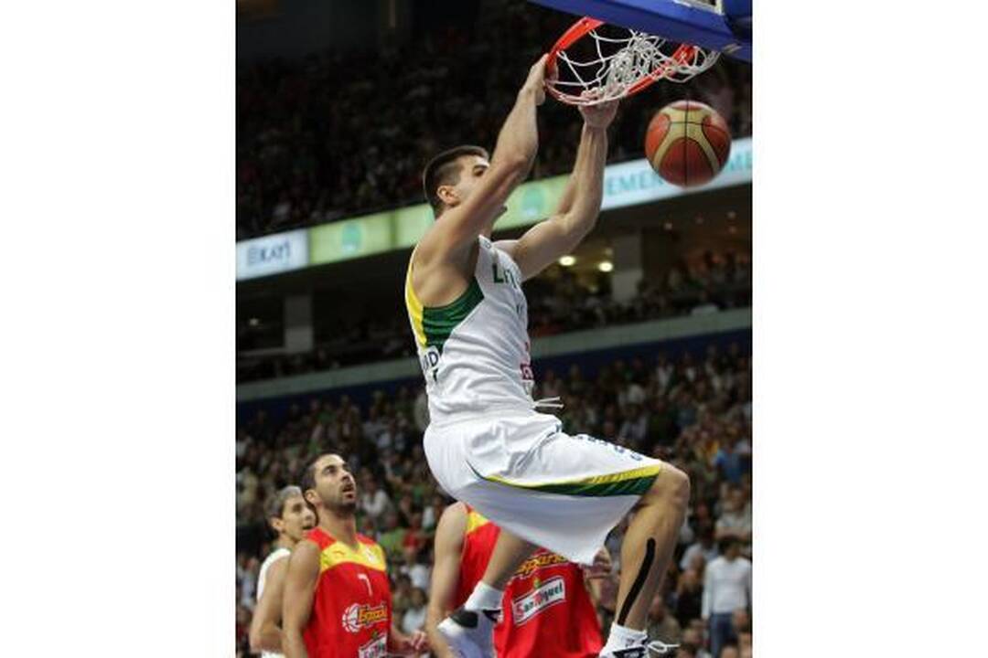 Įspūdingos rinktinės palydėtuvės: Lietuva - Ispanija 94:72