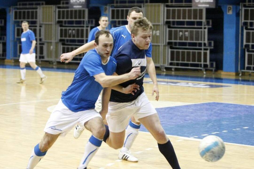 Klaipėdos salės futbolo čempionai paaiškėjo tik po baudinių 