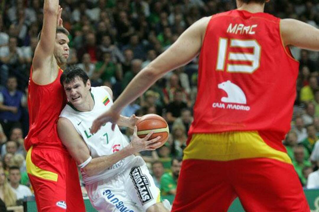 Įspūdingos rinktinės palydėtuvės: Lietuva - Ispanija 94:72