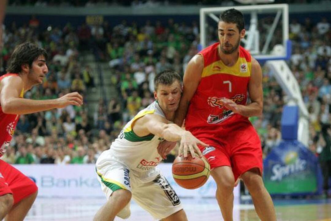 Įspūdingos rinktinės palydėtuvės: Lietuva - Ispanija 94:72
