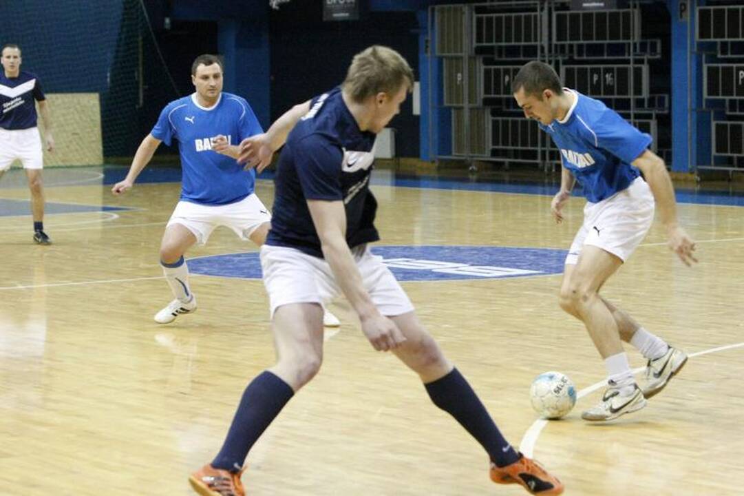 Klaipėdos salės futbolo čempionai paaiškėjo tik po baudinių 