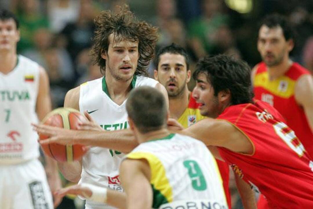 Įspūdingos rinktinės palydėtuvės: Lietuva - Ispanija 94:72