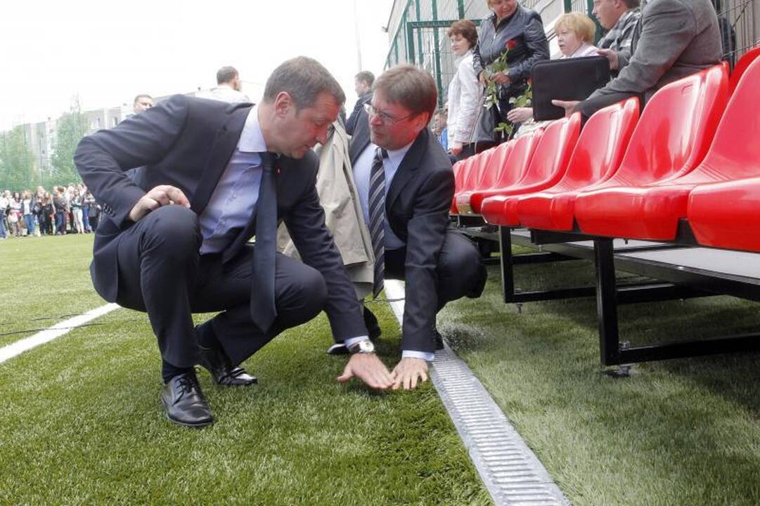 Fabijoniškėse vartus atvėrė naujas futbolo stadionas