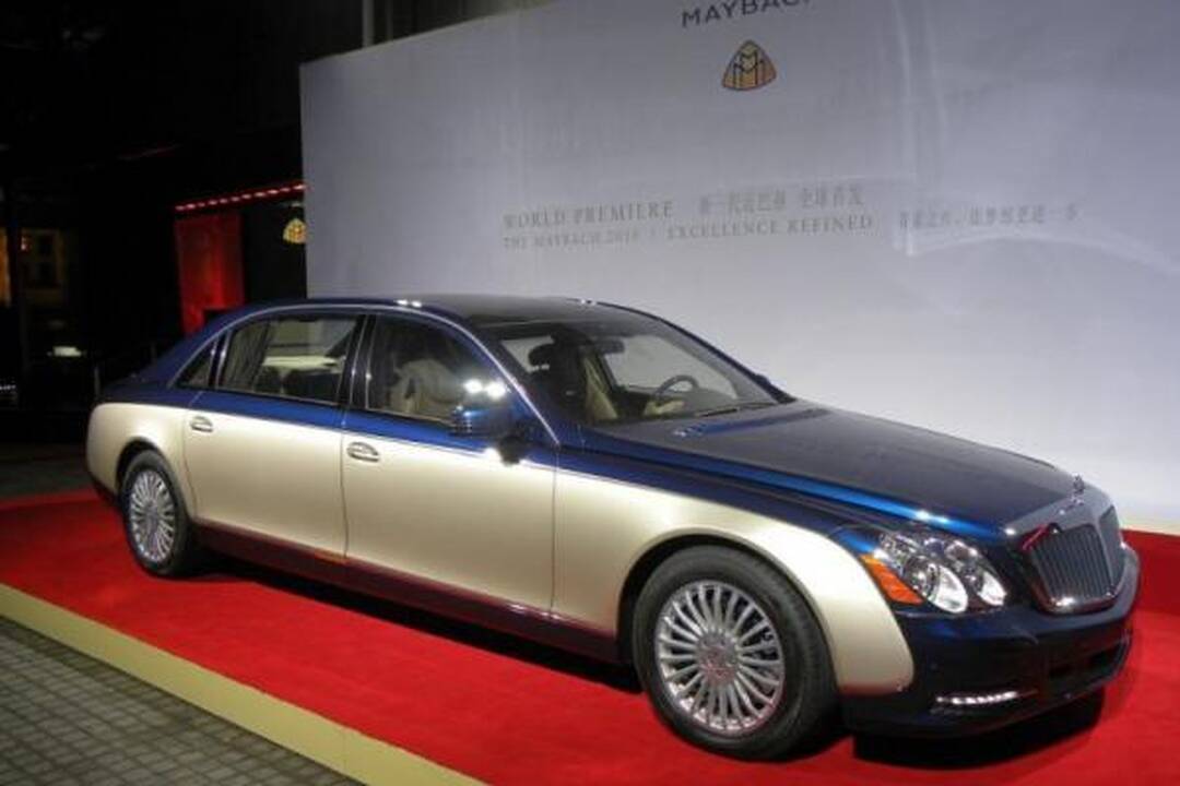 Pekino automobilių paroda: beveik nepasikeitęs „Maybach“ 