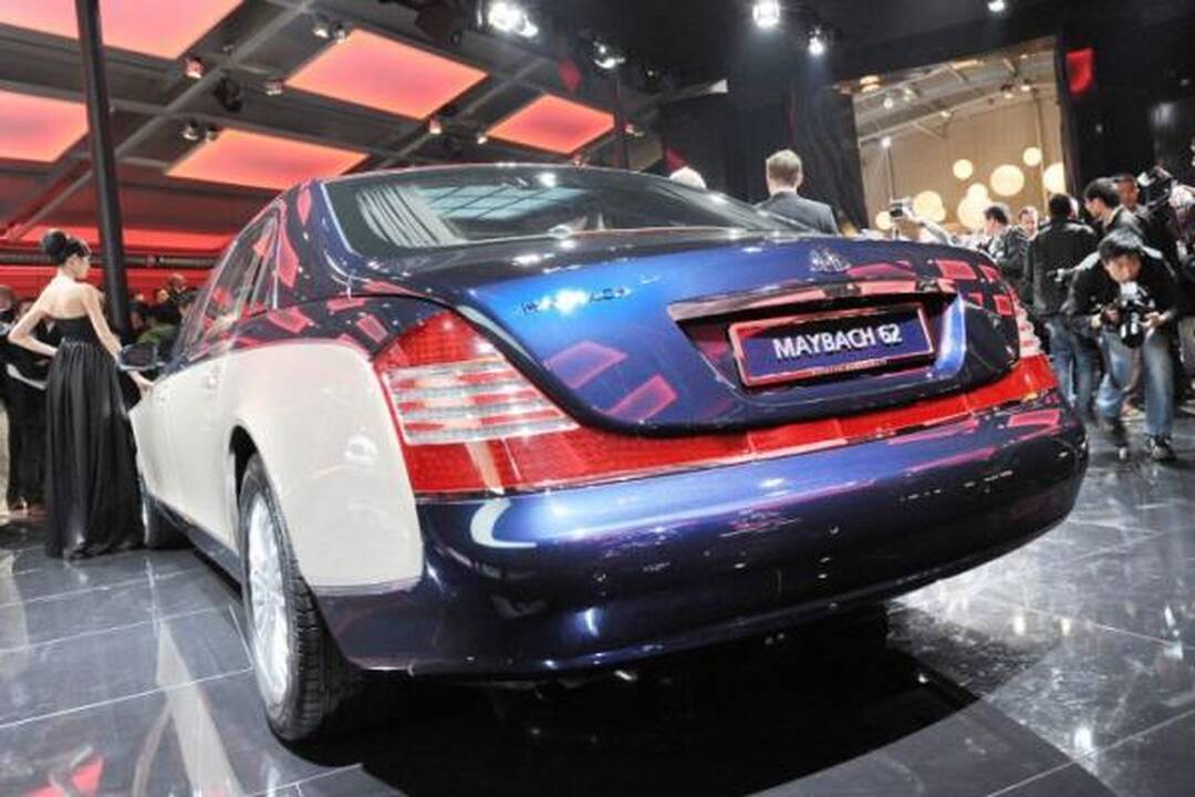 Pekino automobilių paroda: beveik nepasikeitęs „Maybach“ 