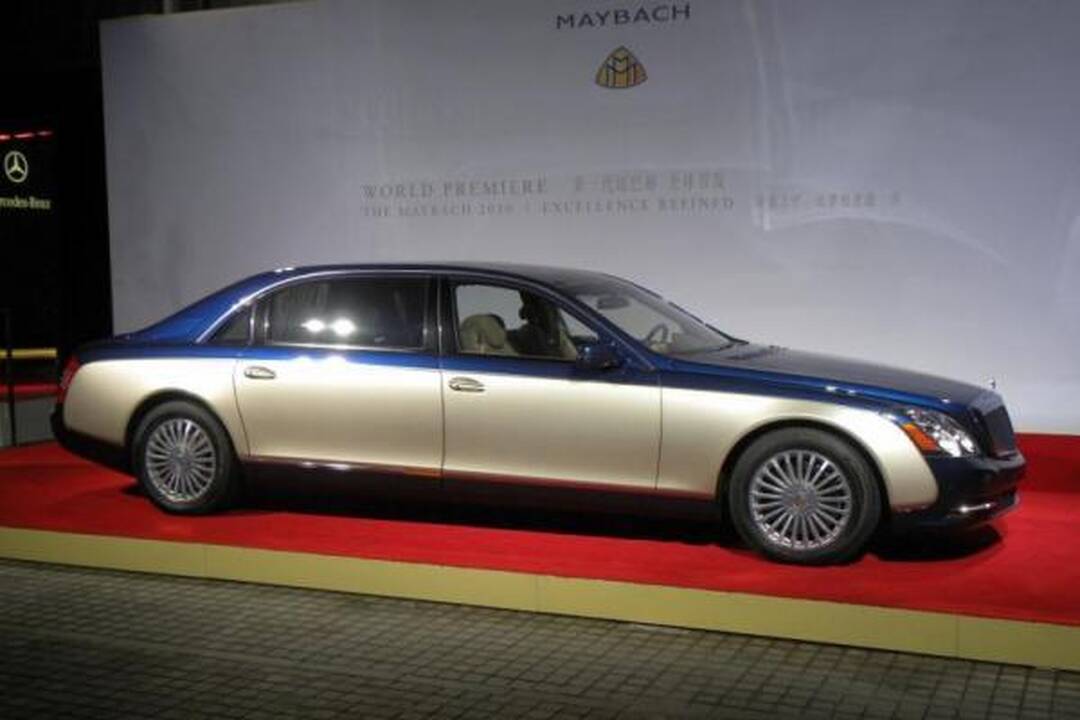 Pekino automobilių paroda: beveik nepasikeitęs „Maybach“ 