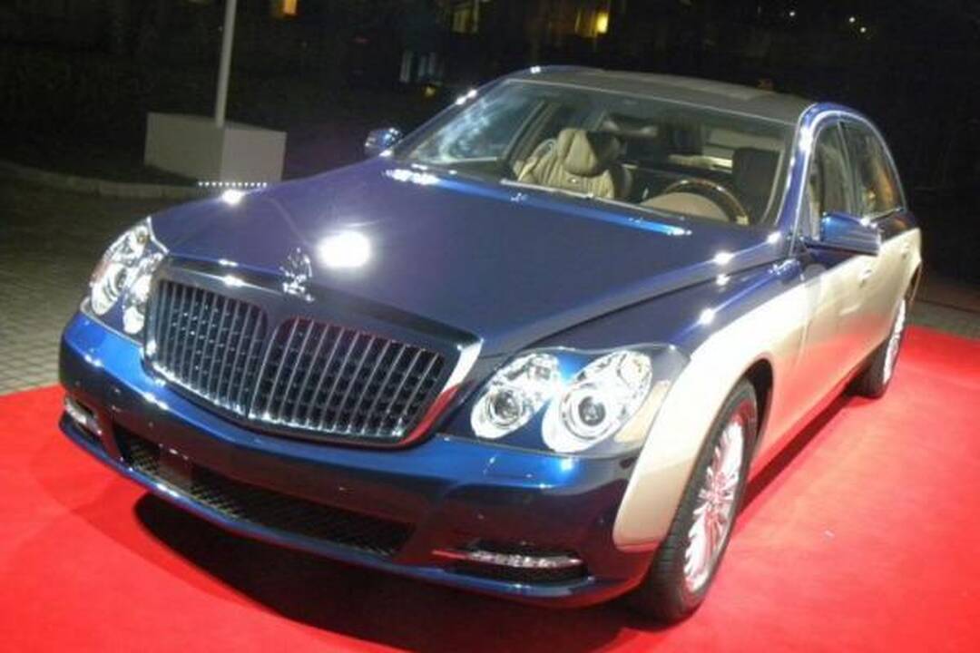 Pekino automobilių paroda: beveik nepasikeitęs „Maybach“ 