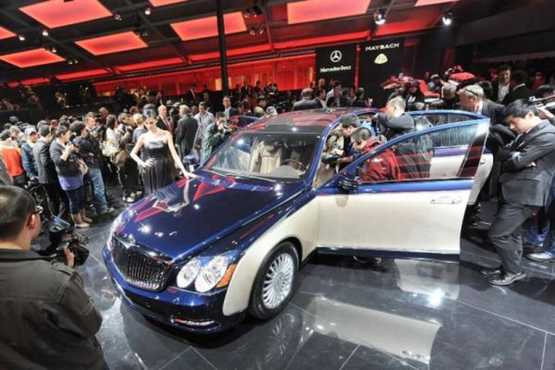 Pekino automobilių paroda: beveik nepasikeitęs „Maybach“ 