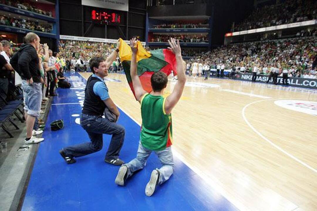 Įspūdingos rinktinės palydėtuvės: Lietuva - Ispanija 94:72