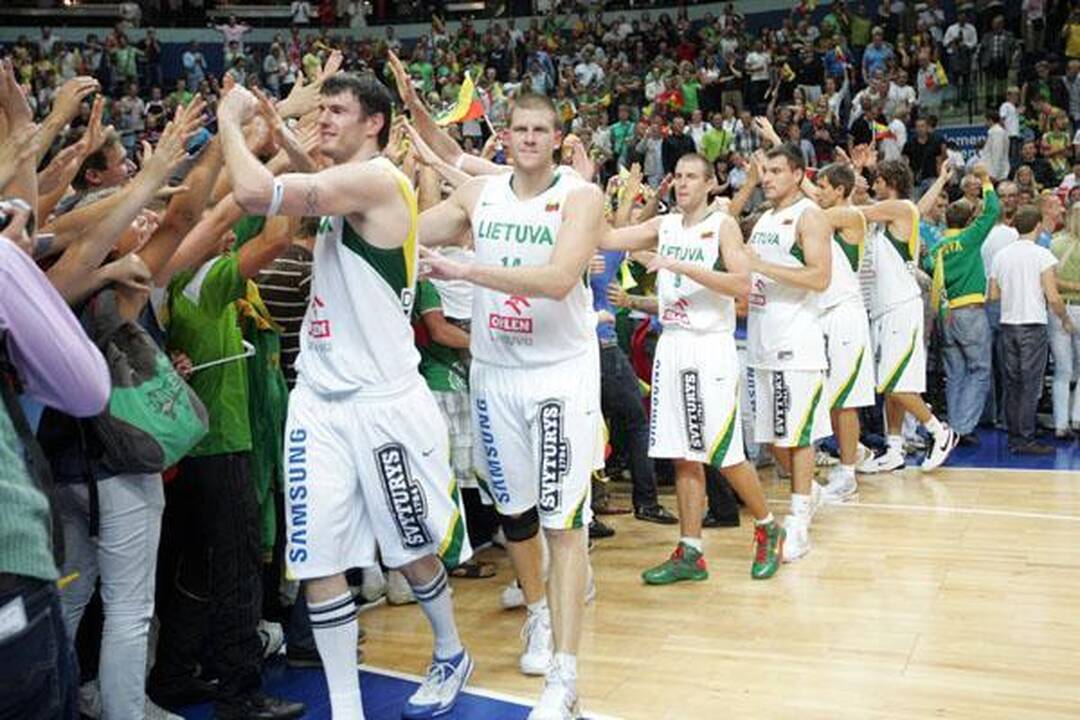 Įspūdingos rinktinės palydėtuvės: Lietuva - Ispanija 94:72