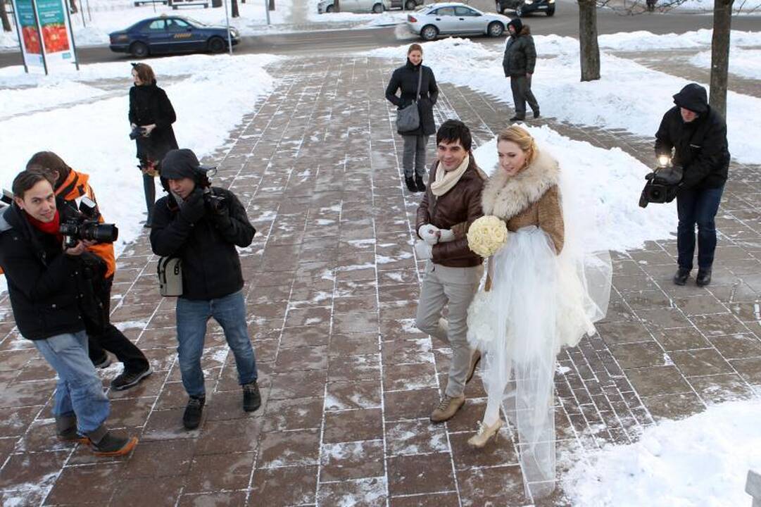 Per speigą į Santuokų rūmus žengė ir žinomos poros
