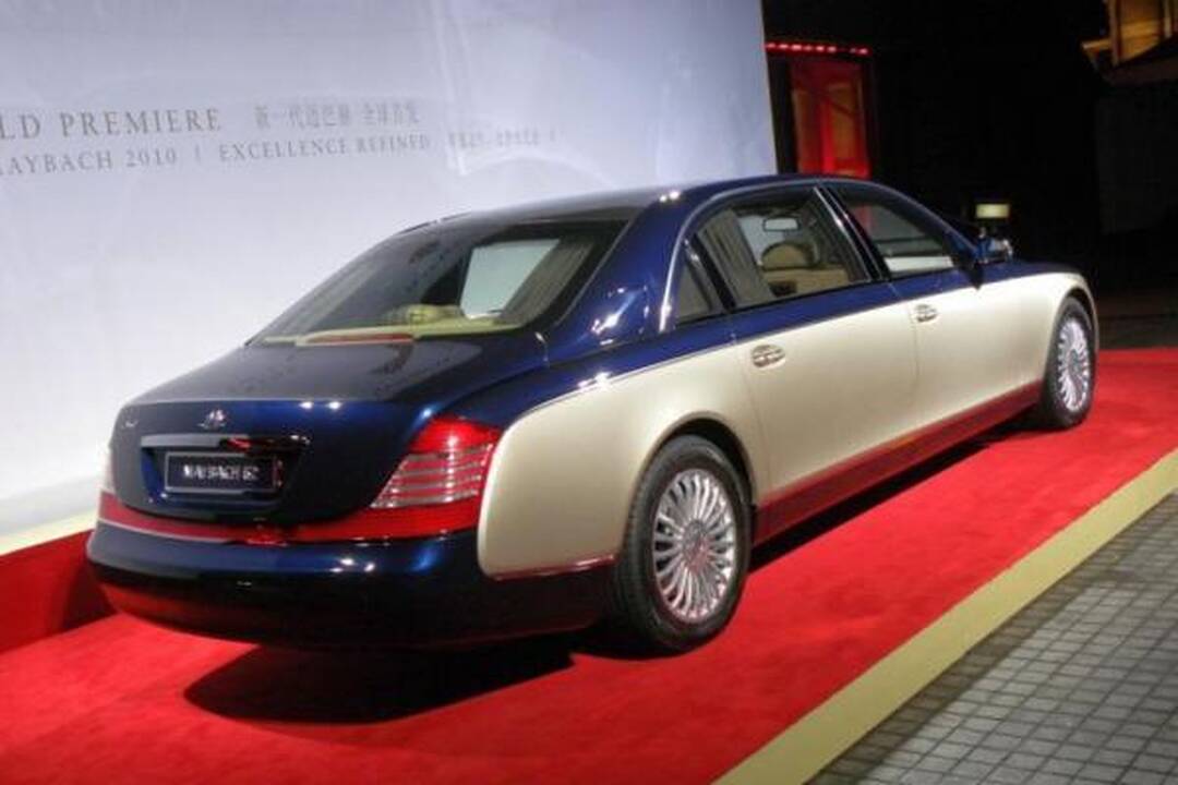 Pekino automobilių paroda: beveik nepasikeitęs „Maybach“ 