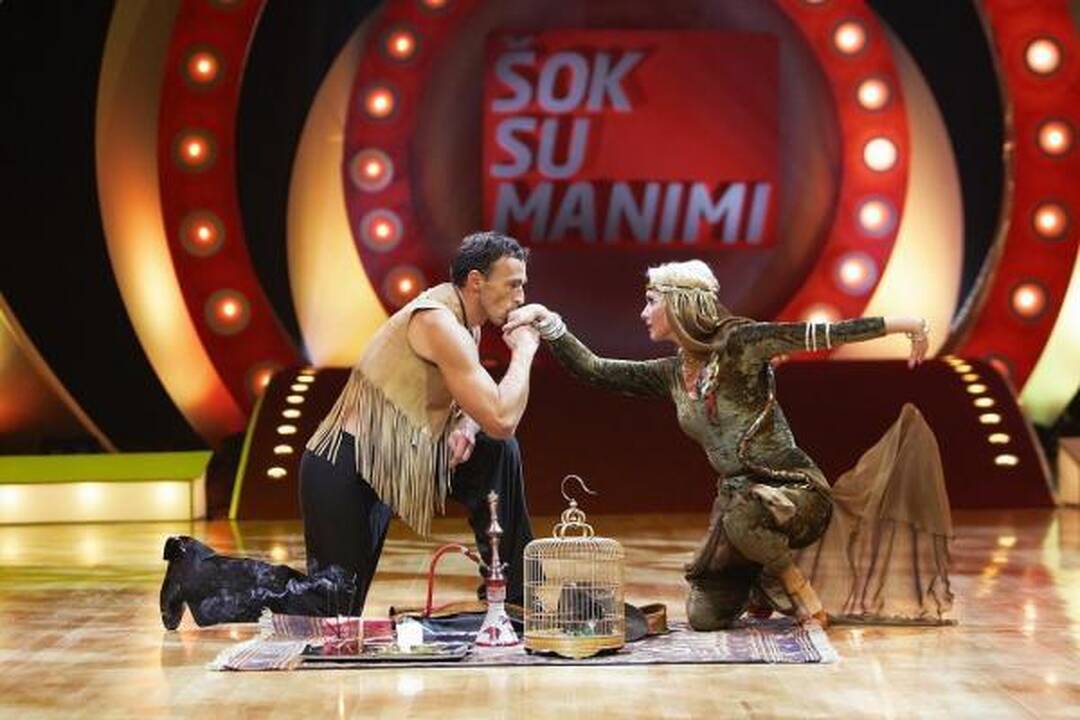 „Šok su manimi“ žiūrovus intrigavo nuogas Ž.Šilgalio biustas