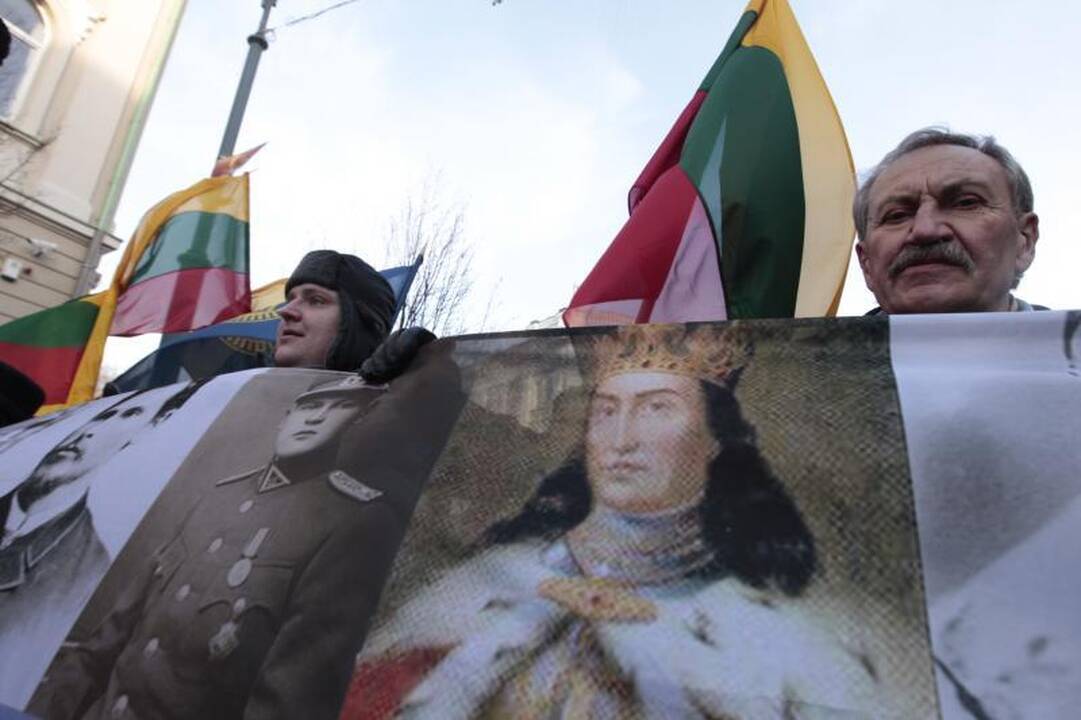 Uždraustoje eisenoje Vilniuje - tūkstančiai nacionalistų