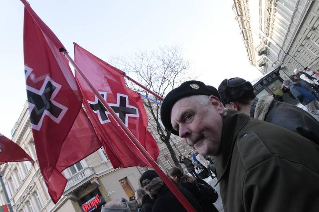 Uždraustoje eisenoje Vilniuje - tūkstančiai nacionalistų
