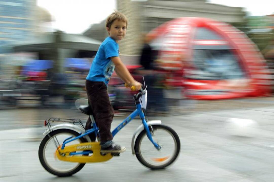 Sekmadienį Vilnius atiduotas dviratininkams
