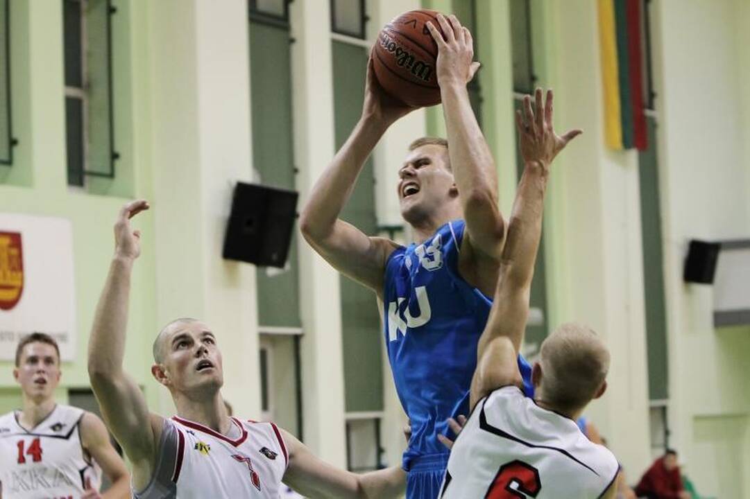 Klaipėdiečiai palaužė Lietuvos sporto universiteto krepšininkus 