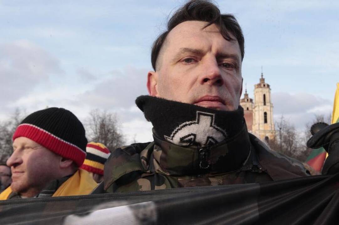 Uždraustoje eisenoje Vilniuje - tūkstančiai nacionalistų