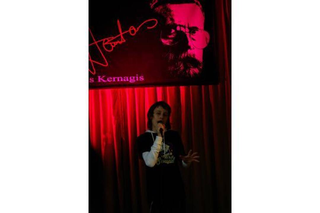 S.Daukanto vid. mokykloje koncertu pagerbtas V.Kernagis