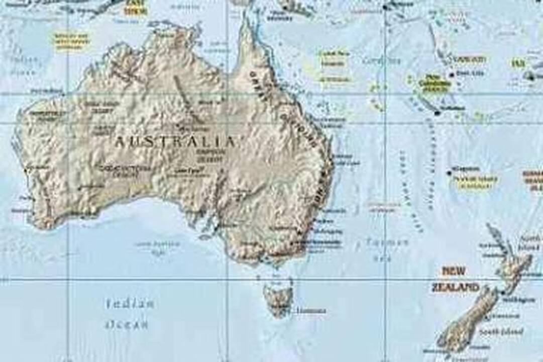 Po drebėjimo Naujoji Zelandija pasislinko arčiau Australijos