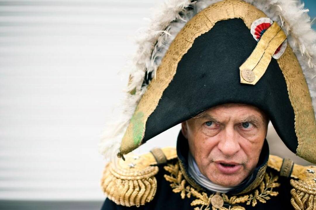 Napoleoną įkūnijantis rusų profesorius: privalėjau atvažiuoti į Kauną