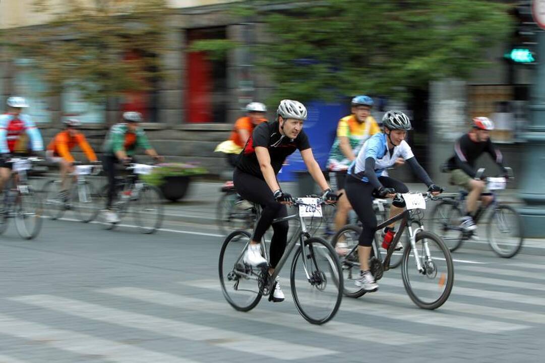 Sekmadienį Vilnius atiduotas dviratininkams