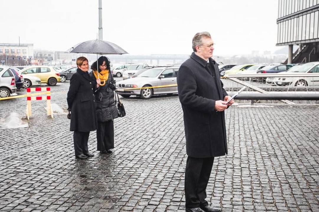 Prie „Žalgirio“ arenos iškilmingai atidengta rėmėjų garbės lenta