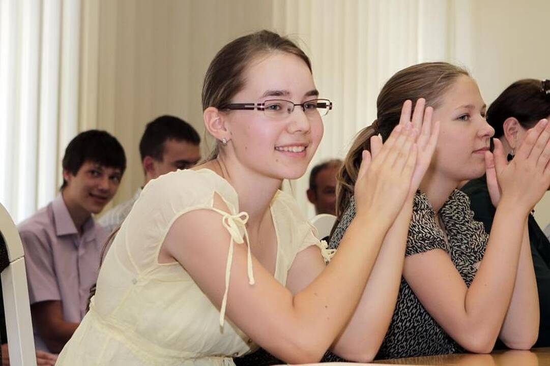 Klaipėdos meras pasveikino geriausius abiturientus 