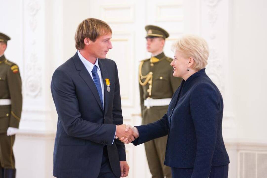 Prezidentė D.Grybauskaitė pagerbė šalies sportininkus