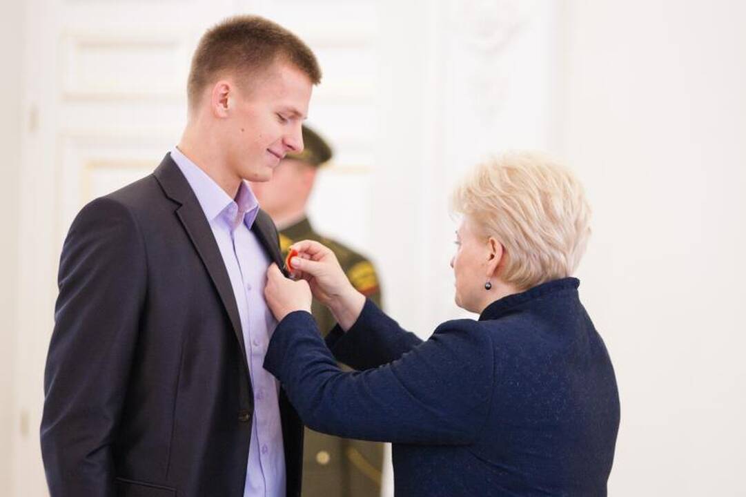 Prezidentė D.Grybauskaitė pagerbė šalies sportininkus