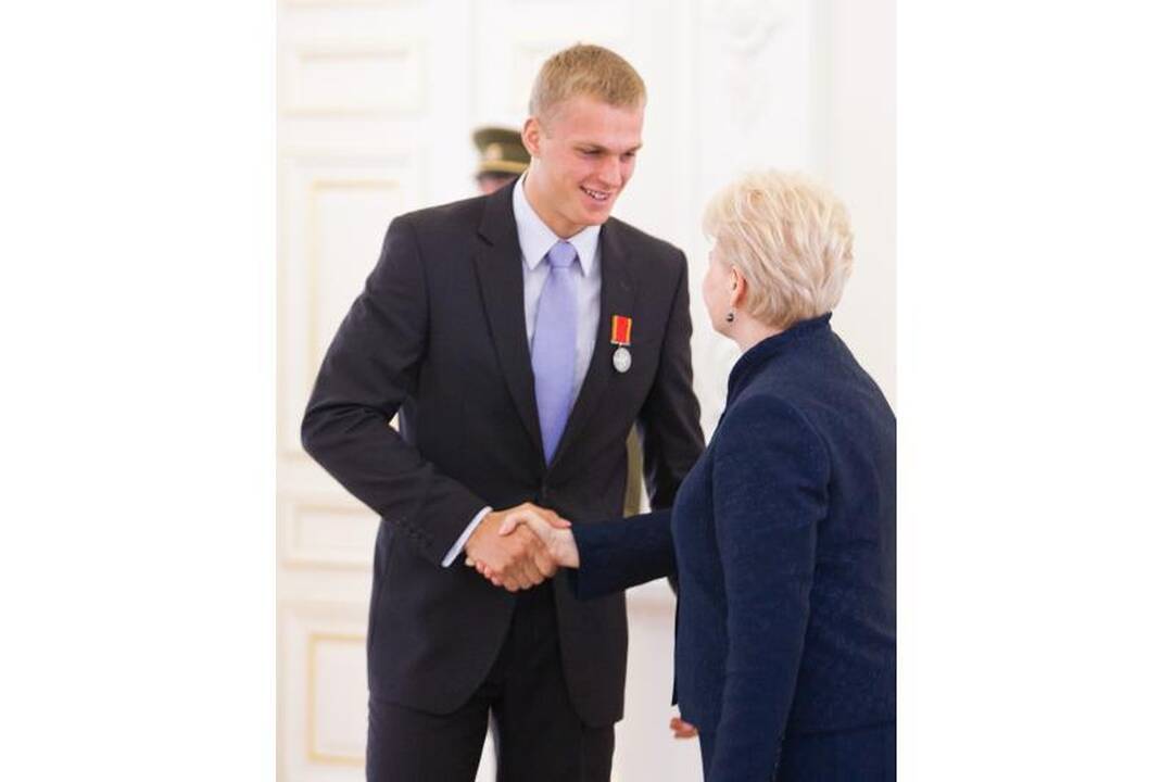Prezidentė D.Grybauskaitė pagerbė šalies sportininkus