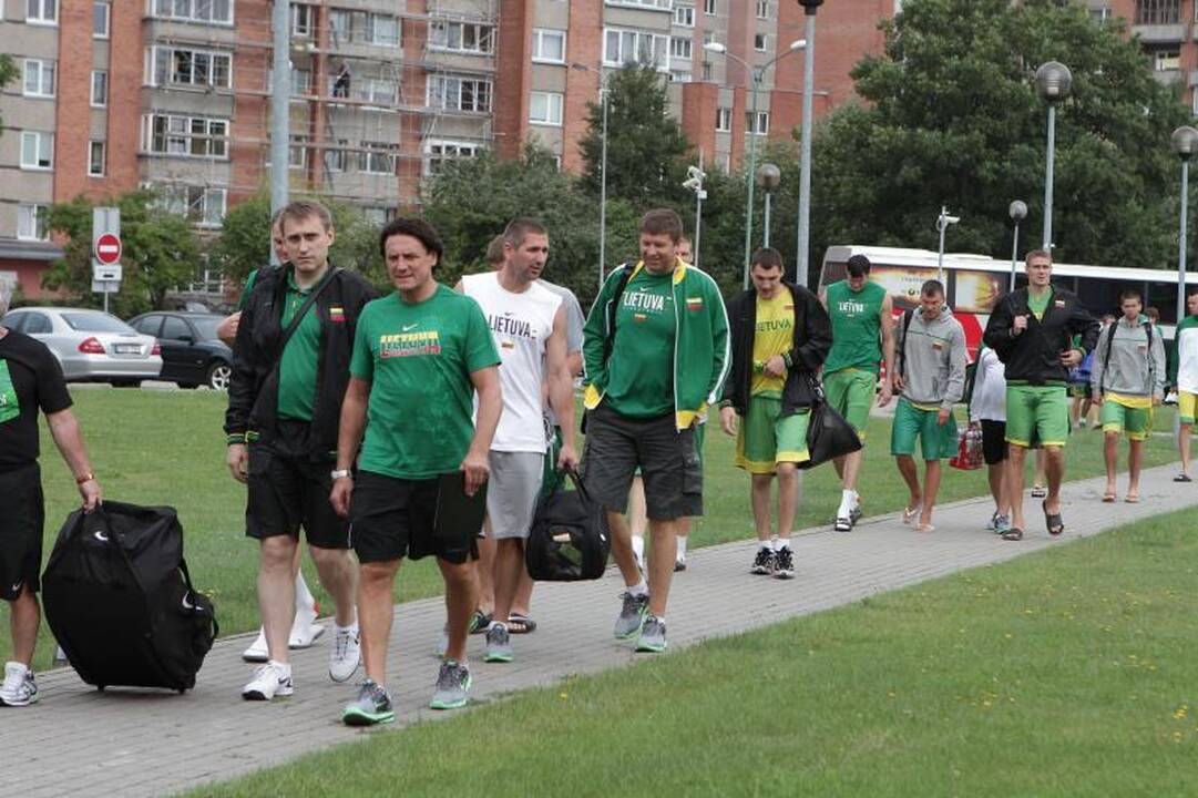 Lietuvos krepšininkai pasiekė Madridą