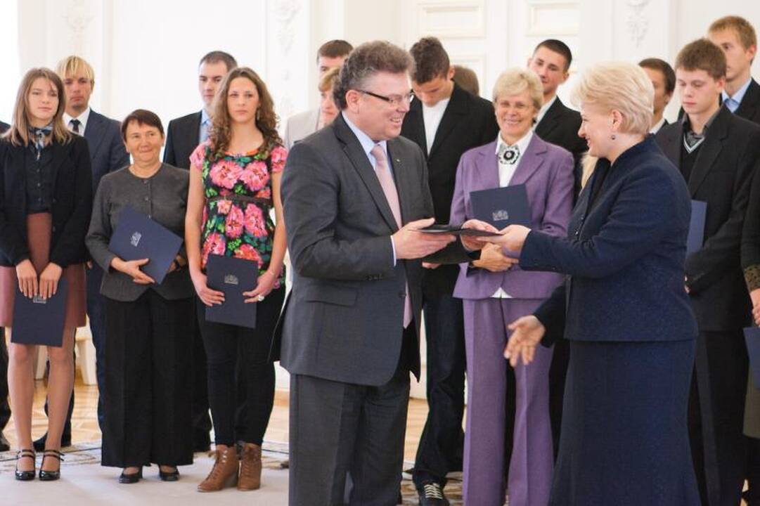 Prezidentė D.Grybauskaitė pagerbė šalies sportininkus