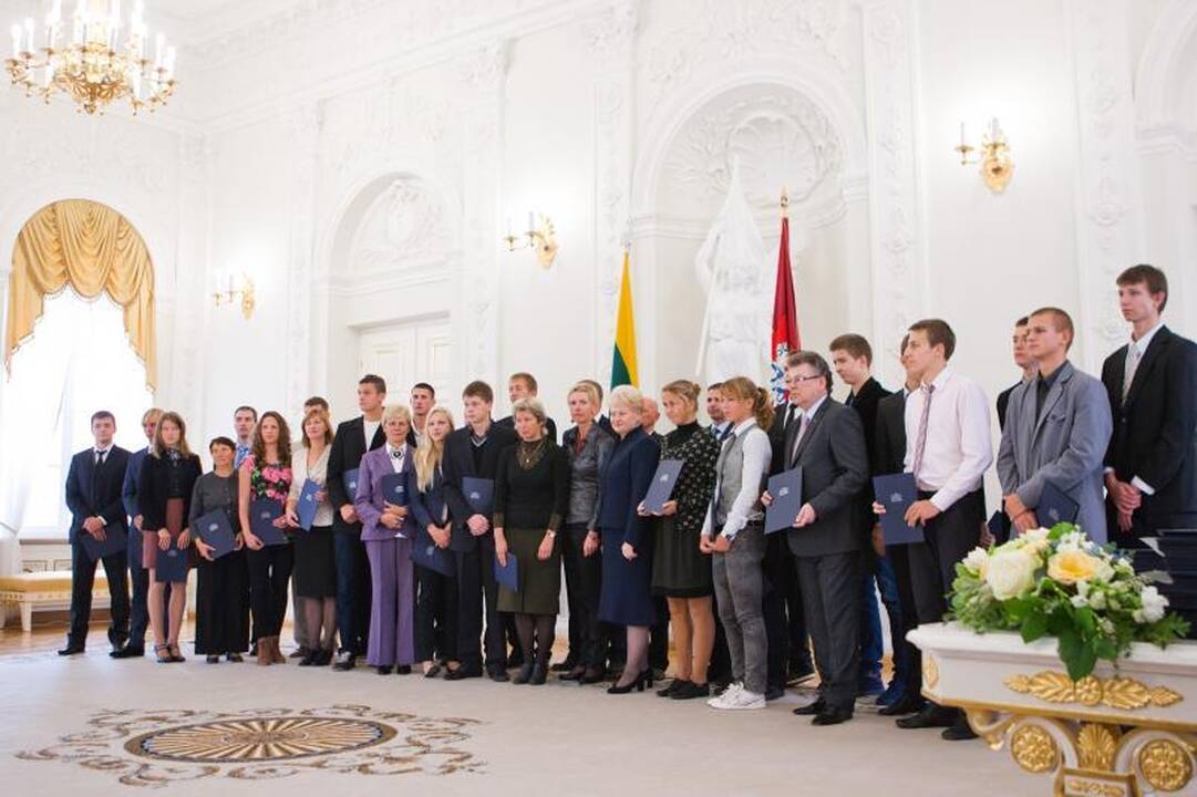 Prezidentė D.Grybauskaitė pagerbė šalies sportininkus