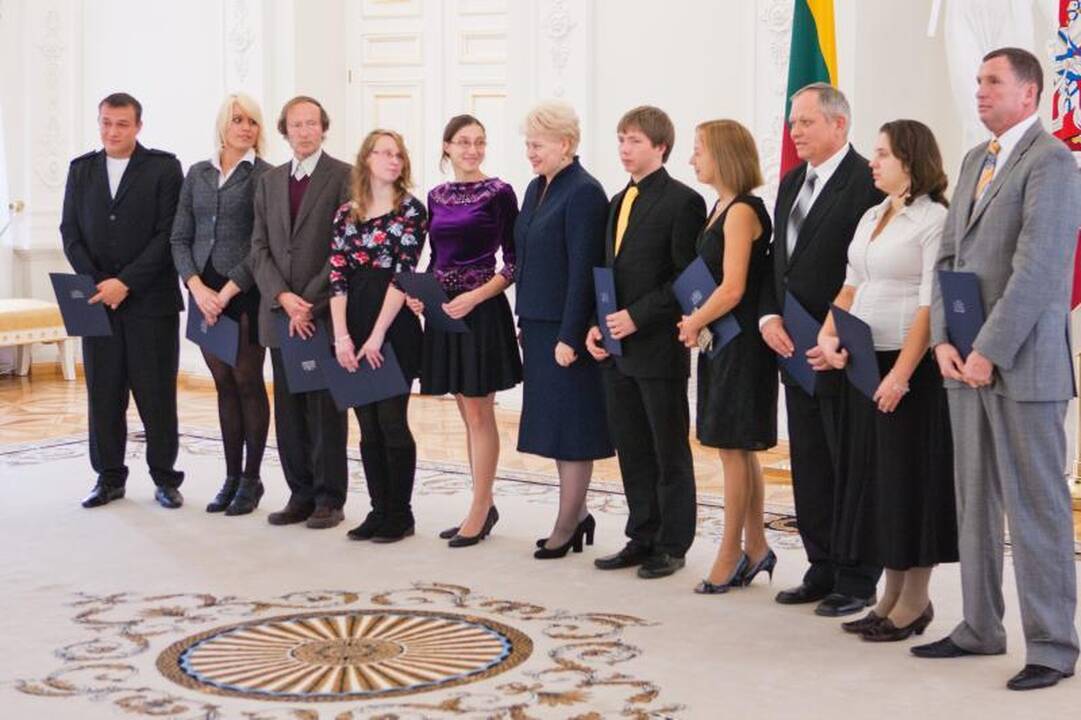 Prezidentė D.Grybauskaitė pagerbė šalies sportininkus
