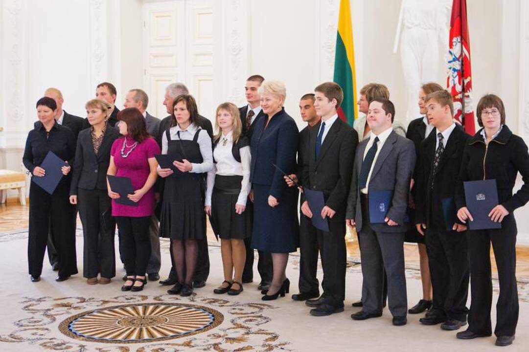 Prezidentė D.Grybauskaitė pagerbė šalies sportininkus