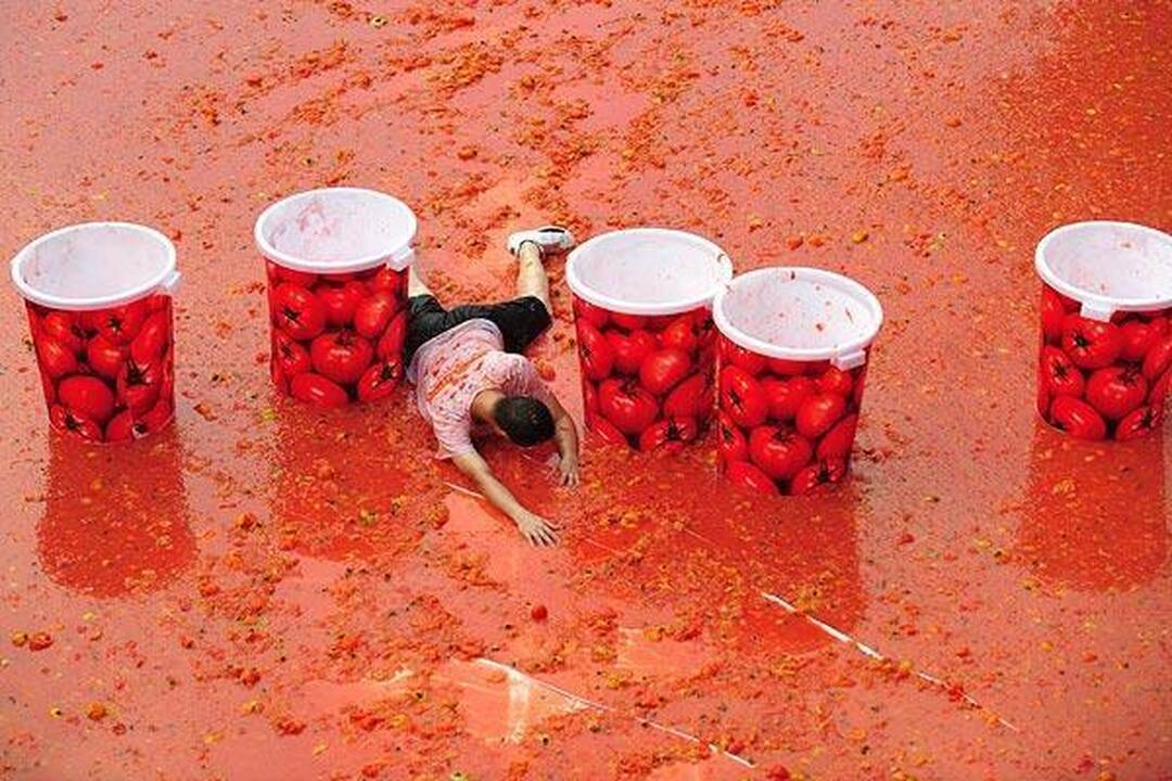 Pomidorų mūšis persikėlė į Kiniją