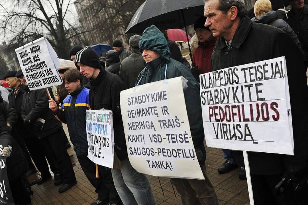 „Drąsiaus kelio“ suburtame mitinge liejosi kaltinimai